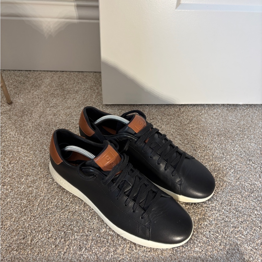 Cole Haan Black and Tan Men's Sneakers